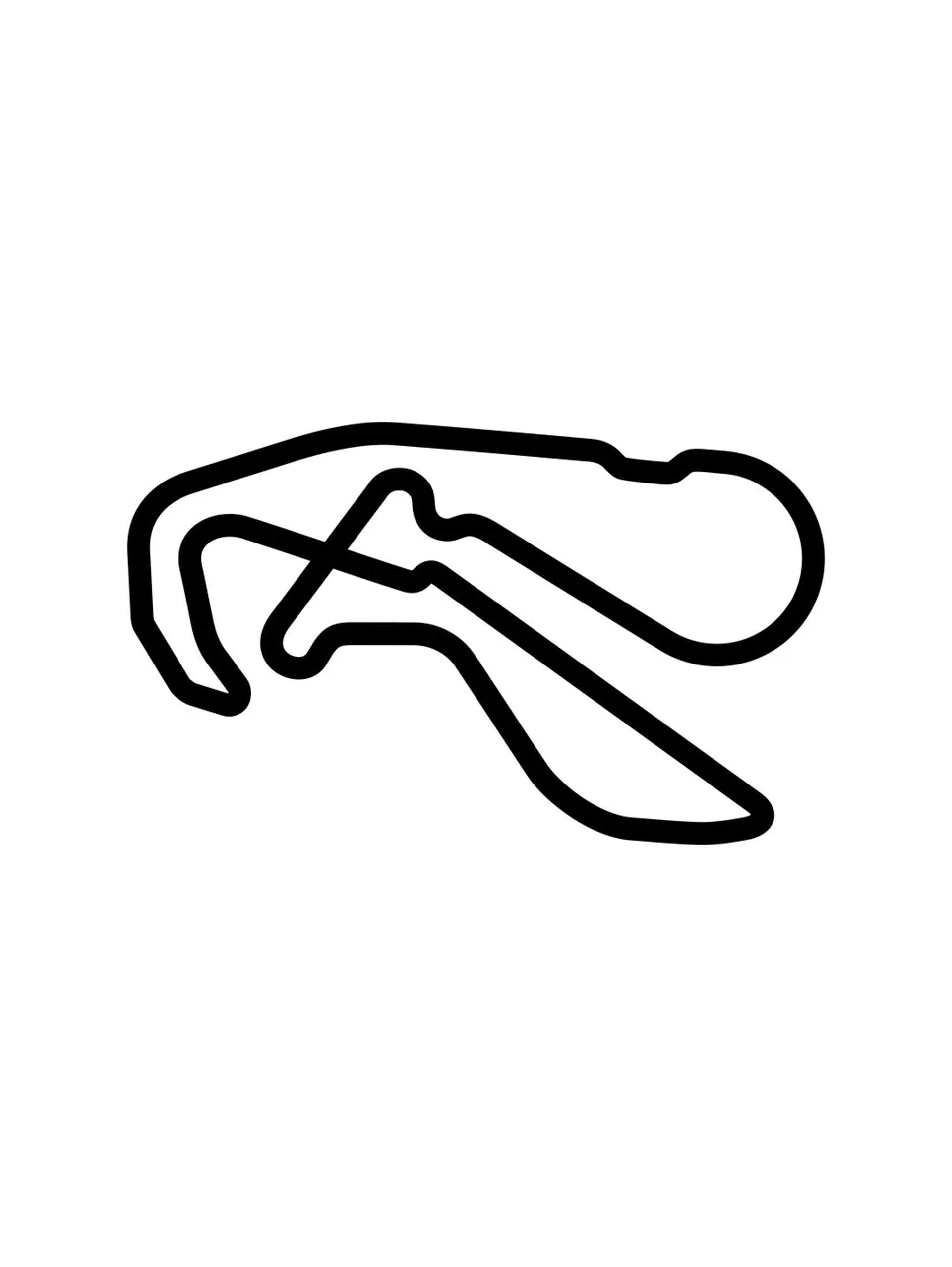 Highlands Motorsport Park - Fulll Circuit New Zealand - Vinyl Sticker
