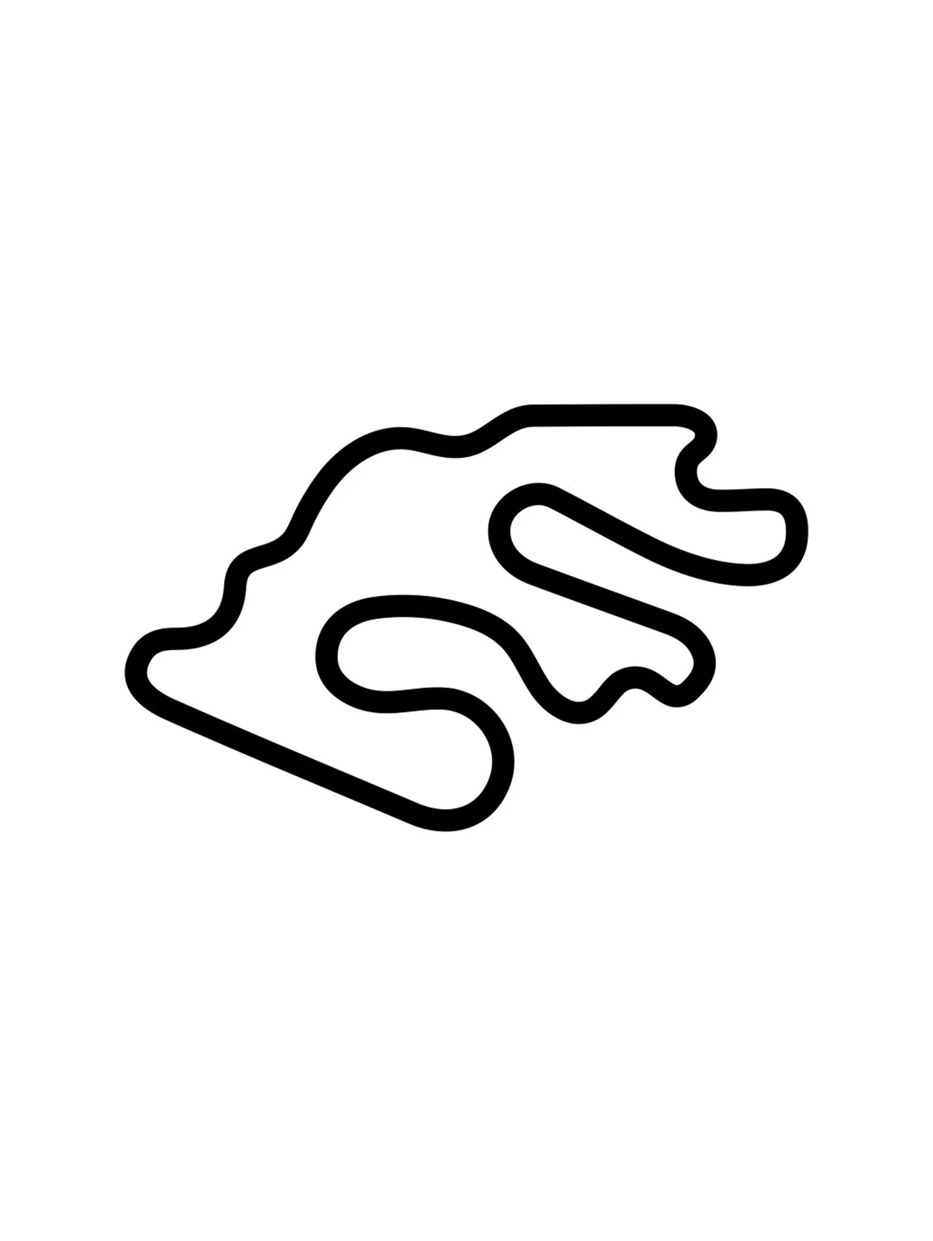 Highlands Motorsport Park - Kart Track Circuit New Zealand - Vinyl Sticker