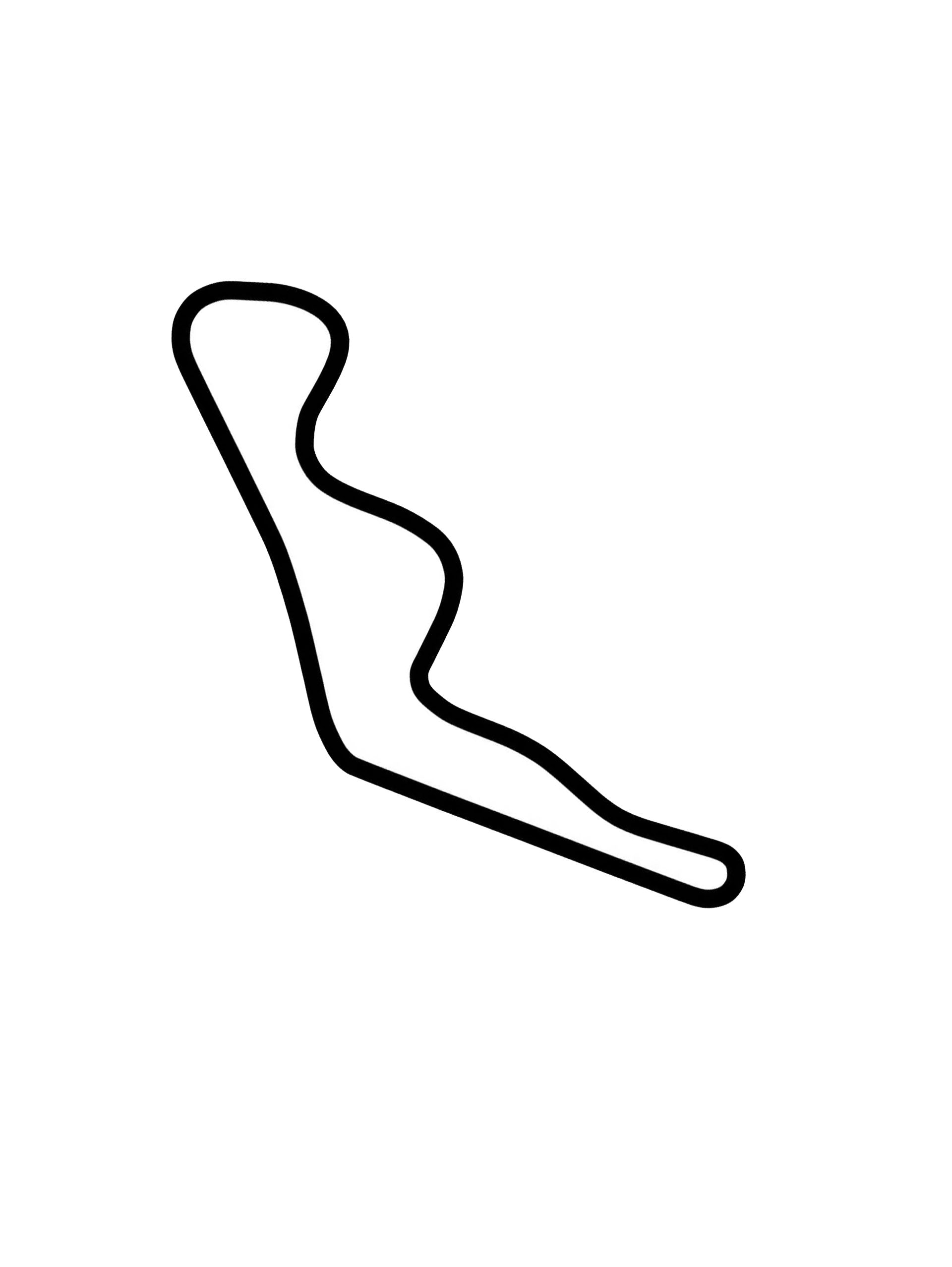 Ruapuna Motorsport Park - B Circuit New Zealand - Vinyl Sticker