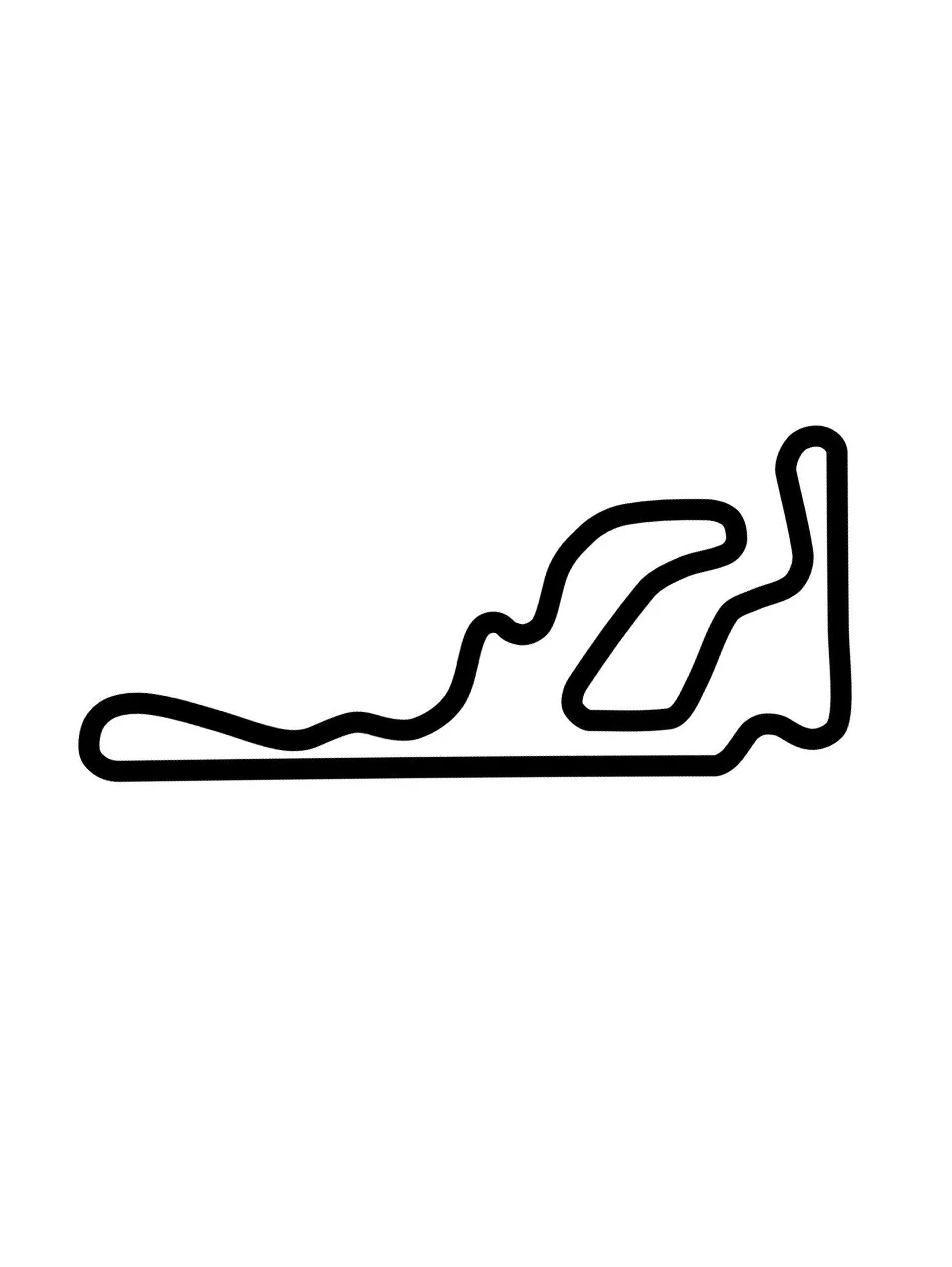 Taupo International Motorsport Park -Track 4 Circuit New Zealand - Vinyl Sticker